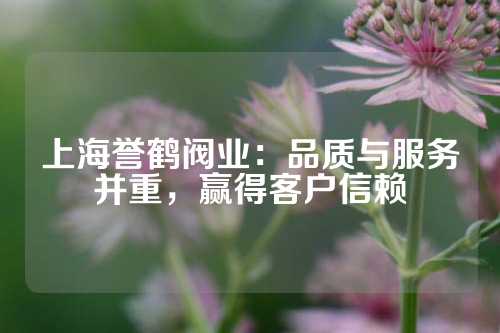 上海誉鹤阀业：品质与服务并重，赢得客户信赖