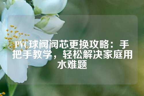 PVC球阀阀芯更换攻略：手把手教学，轻松解决家庭用水难题