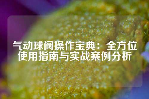 气动球阀操作宝典：全方位使用指南与实战案例分析